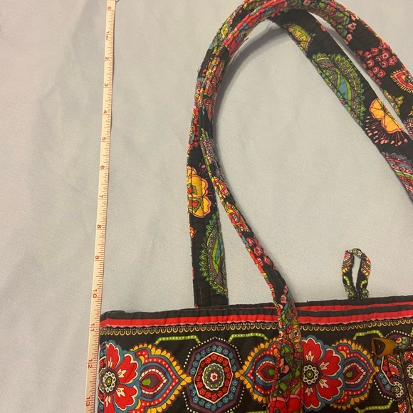 Vera Bradley Retired "Symphony in Hue" Large quilted Tote Bag - Picture 7 of 7
